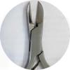 JEWEL TOOL 5" (12.7 cm) Side Cutters | Stainless Steel with Satin Finish | Red PVC Handles | Single Spring Action | Ideal for Jewelry Crafting & Design view 2
