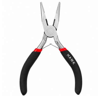 PLIER KING 5" (12.7 cm) Drop Forged Steel Long Nose Pliers | Precision Grip & Bend | For Electricians, Jewelers & DIY Tasks
