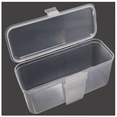 BIN BUDDY STOW-AWAY (2 Pack) Mini Clip-on Transparent Storage Box | Multipurpose & Secure | 6" x 2.5" x 1.5" Design