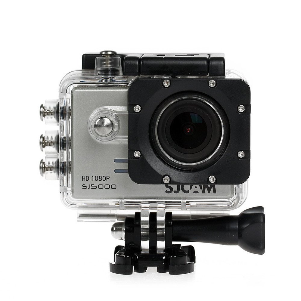 SJCAM SJ5000 14MP 170 Wide Angle 2.0'' LCD 1080P Sport Action Camera Waterproof Cam HD Camcorder Outdoor for Vehicle Diving Swimming (Silver)