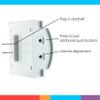 GE UltraPro Wireless Doorbell Kit, Plug-in Receiver, 1 Push Button view 3