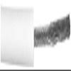 Wire, Stranded, Hook Up, Hi Voltage/Temp, Rubber, White, 22 AWG, 0.35 mm, 100 ft, 30.5 m view 1
