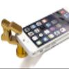 Bastex 3-in-1 180 Degree Fish Eye Len, Macro Angle Len and Wide Angle Len Camera Lens Kit with Clip-On and Black Carrying Pouch for Smartphones - Gold view 3