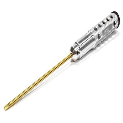 Integy Professional LW Flat Head Screwdriver 3.0x0.5mm Ti-Nitride (Handle:17mm O.D.)