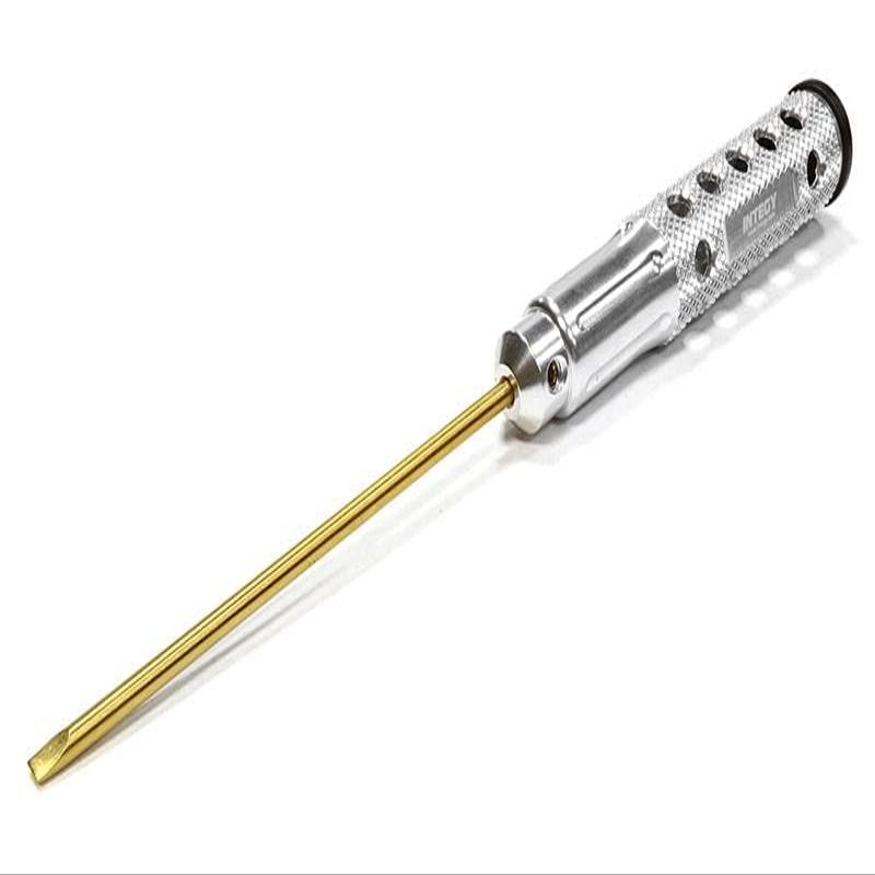 Integy Professional LW Flat Head Screwdriver 3.0x0.5mm Ti-Nitride (Handle:17mm O.D.)
