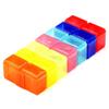 Integy Multicolor Plastic Storage Box for Parts & Hardware w/ 14 Compartments view 1