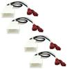 Harmony Audio Compatible with 1993-98 Toyota T100 HA-728104 Factory Speaker Replcement Connector Harness Kit view 1