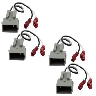 Harmony Audio Compatible with 1993-95 Lincol Mark VIII HA-725512 Factory Speaker Replacement Connector Harness Set