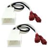 Harmony Audio Compatible with Toyota MR2 1987-1990 Factory Speaker Replacement Connector Harness Package view 1