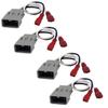 Harmony Audio HA-HarnessPK-409 Compatible with Acura TL 1996-2014 Factory Speaker Replacement Connector Harness (2) view 1
