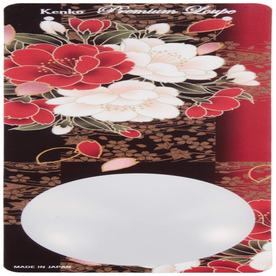 Kenko KTL-017 Premium Magnifier Clip Bookmark (Bookmark), Cherry Blossom Kaede Pattern