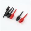 uxcell 6pcs Round Single Hook Testing Clip for Multimeter Test Lead Cable view 1