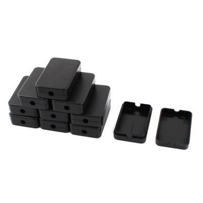 uxcell 10pcs Black Electronic Project Case Junction Box DIY 55mmx35mmx15mm
