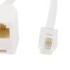 uxcell Phone Line Splitter, RJ11 6P4C Modular Handset to Double RJ11 6P4C Socket Connector Adapter for Landline, Modem, Fax Machine, 2 Way Cell Phone Jack Line Converter for Home Office view 4