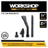 WORKSHOP Wet/Dry Vacs WS25052A 2-1/2-in. Car Cleaning Vacuum Attachment Kit view 2