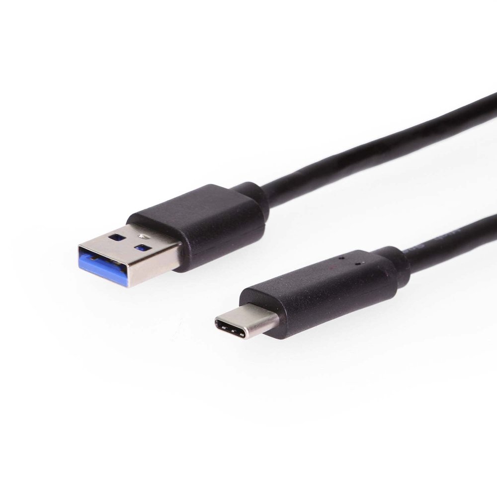 Coolgear USB 3.2 Gen 2 Type-C Male to Type-A Male Cable - 3ft
