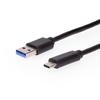 Coolgear USB 3.2 Gen 2 Type-C Male to Type-A Male Cable - 3ft view 1