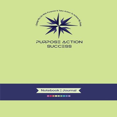 2-in-1 MBS PURPOSE-ACTION-SUCCESS (PAS) Notebook & Journal 6"x9" Notebook Journal Light Green Cover): 6" X 9" Lined, Dated & Numbered Pages (Notebook-Journal) (MBS Light Green Cover)