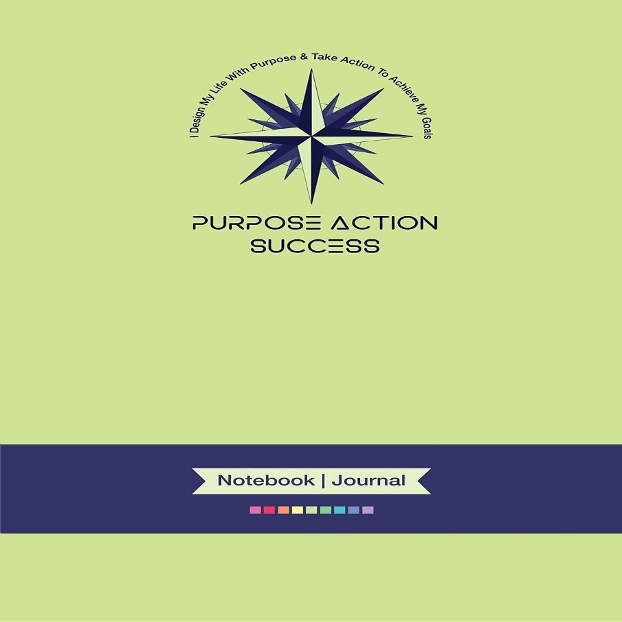 2-in-1 MBS PURPOSE-ACTION-SUCCESS (PAS) Notebook & Journal 6"x9" Notebook Journal Light Green Cover): 6" X 9" Lined, Dated & Numbered Pages (Notebook-Journal) (MBS Light Green Cover)