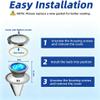 120V Bright Led Pool Light Bulb, 40W, IP65 (RGB+White) view 3
