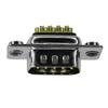 171-009-102-011 NorComp DE9 Male D-SUB Solder Type Connector w/Integral 4-40 Clinch Nut Board Side Priced per Each Non-RoHS view 1