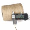 KINGLAKE Natural Jute Twine String 656 Feet 2mm Twine for Crafts Gift Wrapping Christmas Packing String for Arts Decoration, Wedding, Gardening view 3