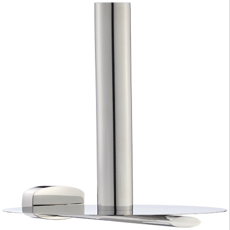 Kela Toilet Paper Holder Lucido of Stainless-Steel in Chromed, 12 x 12 x 38 cm