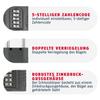 ABUS Combination Lock 158/65 - Padlock, Die-Cast Zinc, 5-Digit, Level 8 view 3
