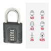 ABUS Combination Lock 158/65 - Padlock, Die-Cast Zinc, 5-Digit, Level 8 view 4