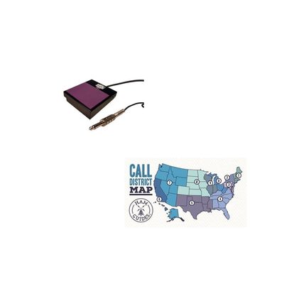 Bundle - 2 Items - Heil Sound Foot Switch for PTT, Single Channel and Ham Guides TM Pocket Reference Card