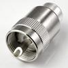 UHF PL259 SO239 Male Twist-on Connector RFC400 RG8 RF Coaxial Adapter Connector view 1