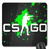 CSGO Green Splatter Mouse Pad, Mousepad (10.2 x 8.3 x 0.12 inches) view 1