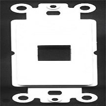 RiteAV - 1 Port Insert for Decorative Wall Plate White