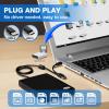 Chuanganzhuo Floppy Disk Reader, 3.5 inch External USB Floppy Disk Drive Not Compatible with Mac, Compatible with Windows 11/10/10 Pro/8/7/2000/XP, Black view 4