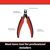Simply45 Premium 5" Flush Cutter Tool Kit With Angled Jaw - Precision Angled Jaw, Heat-Treated High Carbon Steel, Non-Slip Grip - Single Unit - S45-801 view 3