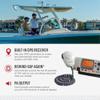Cobra MR F77W GPS Fixed Mount VHF Marine Radio 25 Watt VHF, Built-In GPS Receiver, Submersible, LCD Display, Noise Cancelling Mic, NOAA Weather, Signal Strength Meter, Scan Channels, White view 3