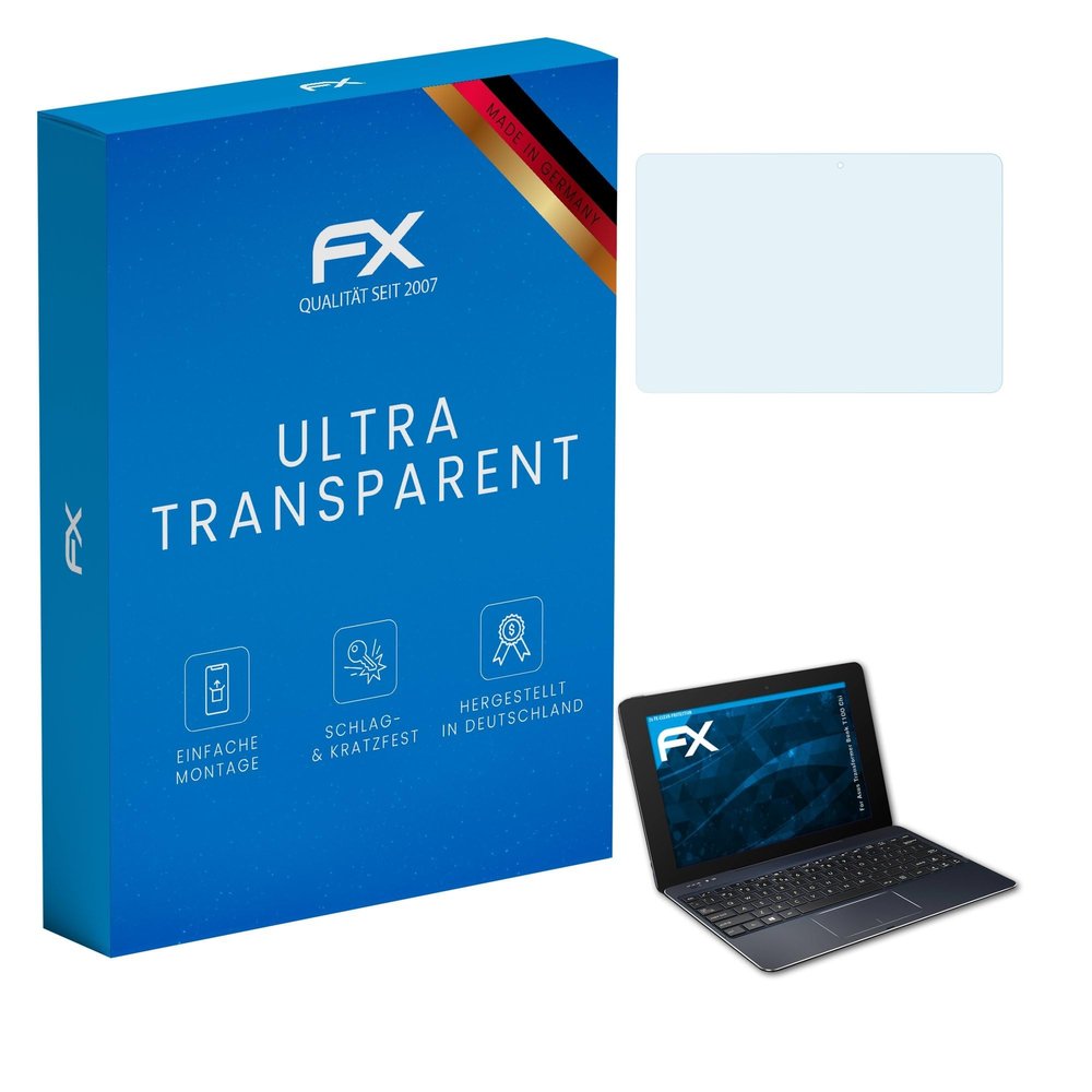 atFoliX Screen Protection Film compatible with Asus Transformer Book T100 Chi Screen Protector, ultra-clear FX Protective Film (2X)