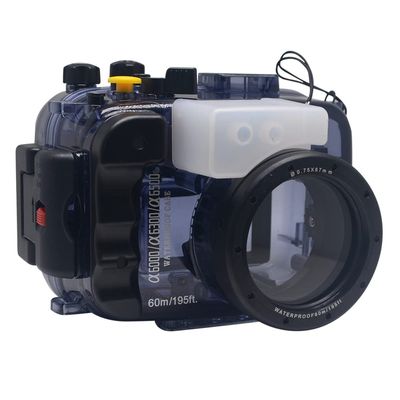 Mcoplus 40m/130ft Waterproof Housing Underwater Camera Diving Case Bag for Sony A6000 A6300 A6400 A6500