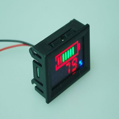 SMAKN DC 12v 24V 36V 48V 60V 72V 96V Acid lead batteries percentage capacity indicator LED Tester voltmeter(Default 96v)