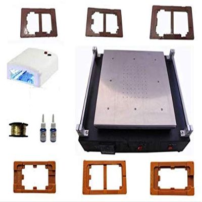 GOWE Built-In Air Pump Vacuum LCD Separator Machine Screen Repair Machine for Tablet PC Touch Screen with 11pcs Accessories