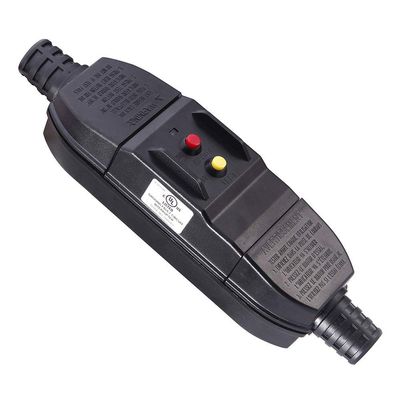 Webber replacement in-line GFCI auto-reset 15A/120VAC, user attachable. Webber WBGF18-3W-KIT-15A (WBGF18-3W)
