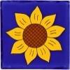 Box of 90-4 x 4 Sunflower 1 - Talavera Mexican Ceramic Tiles view 1