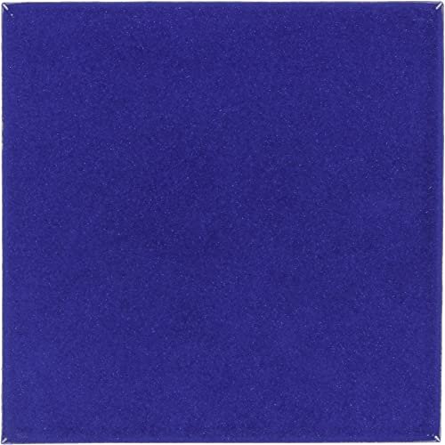 Box of 45-4 x 4 Midnight Blue - Talavera Mexican Ceramic Tiles