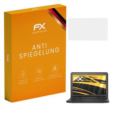 atFoliX Screen Protector compatible with Google Chromebook 11 Dell series 3120, 11.6 Inch Screen Protection Film, anti-reflective and shock-absorbing FX Protector Film (2X)