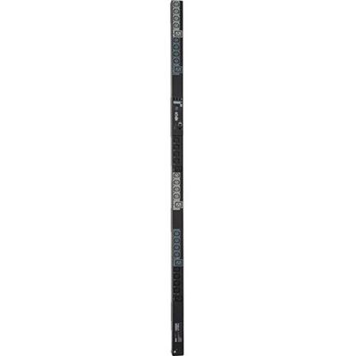 Tripp Lite 11.5kW 3-Phase Switched PDU, 30 Outlets (24 C13, 6 C19) 208/240V, 12/16A, 6 Foot / 1.83 Meter IEC309 Input Power Cable, 0U Vertical Rack Mount, 2-Year Warranty (PDU3XVSR6G20)