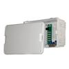 Legrand - OnQ, Cable Management, Structured Media Enclosure, In-Wall Enclosure for MDU, Screw-On Cover, 8 inch, Glossy White, EN0800 view 2
