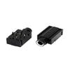 uxcell 6.35mm Headphone Stereo Jack 7 Pins PCB Panel Mount Socket Black 5 Pcs view 2