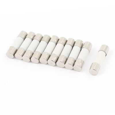 uxcell 10Pcs 250V 25A F25A Fast Blow Ceramic Fuses Tubes 5x20mm