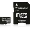 Transcend TS4GUSDHC10 4 GB microSD High Capacity (microSDHC) - Class 10 - 1 Card view 1