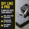 Diamond Hole Saw Kit 10 Pc 5/32 to 1 inch Drill Guide Case Ceramic Tile view 4